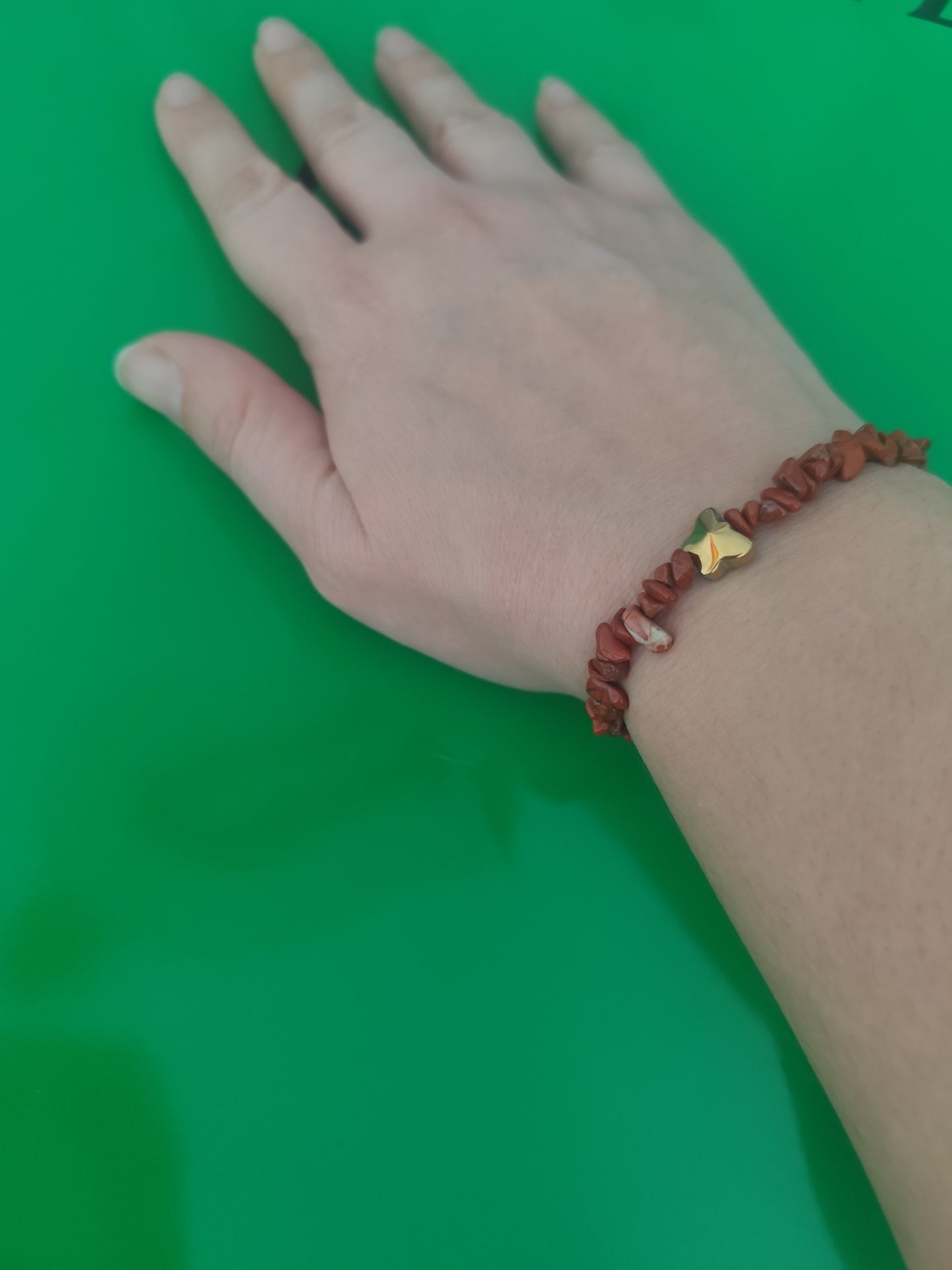 Pulsera Jaspe rojo