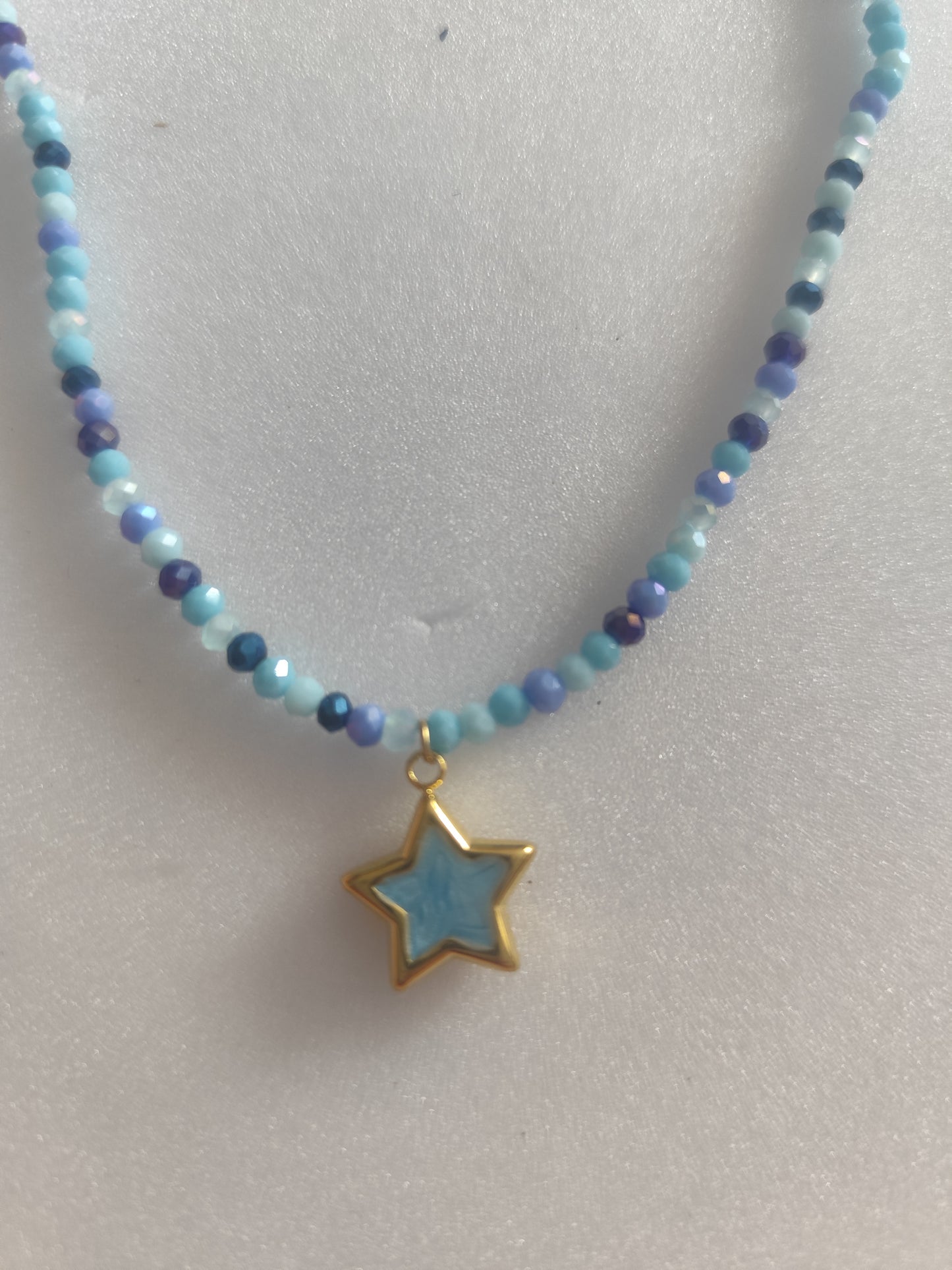 Gargantilla Estrella azul